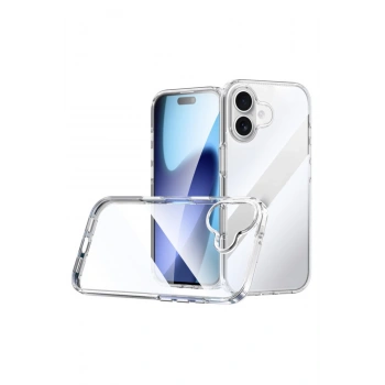 Apple iPhone 17 ile Uyumlu Kamera Korumalı Şeffaf Silikon Kılıf