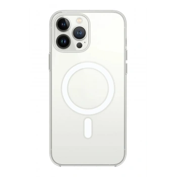 iPhone 15 Pro ile Uyumlu Magsafe Şarj Özellikli Ultra İnce Sararmaz Şeffaf PC Minimalist Kılıf