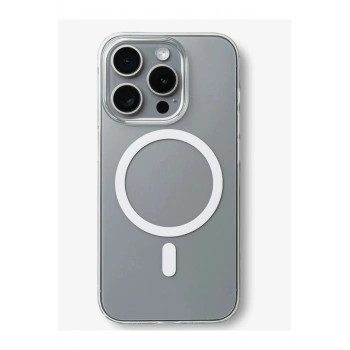 iPhone 14 Pro ile Uyumlu Magsafe Şarj Özellikli Ultra İnce Sararmaz Şeffaf PC Minimalist Kılıf