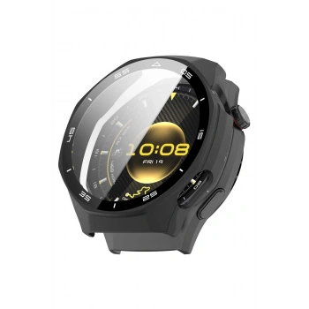 Huawei Watch GT 6 Pro 46mm Uyumlu Kadranlı Sert PC Kasa Koruyucu