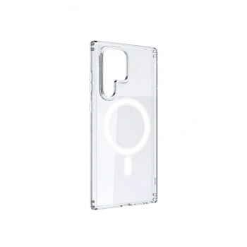 Samsung Galaxy S26 ULTRA Magsafe Şarj Özellikli Ultra İnce Sararmaz Şeffaf PC Minimalist Kılıf