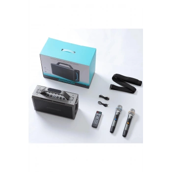 JR-MW03 150w 2 Mikrofonlu 24.000 Mah Wireless Speaker