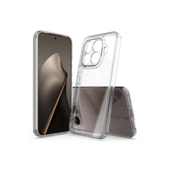 Xiaomi Mi 17T Pro Uyumlu Şeffaf Esnek Silikon Kılıf Darbe Emici Kamera Korumalı İnce TPU Telefon Kılıfı