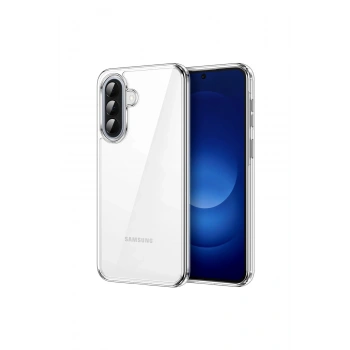 Samsun Galaxy A57 ile Uyumlu Kamera Lens Korumalı, Darbe Emici, İnce, Şeffaf, TPU Silikon Kılıf