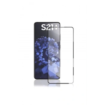 Samsun Galaxy S21 Plus ile Uyumlu Tam Kaplayan Esnek Polymer Nano Ekran Koruyucu