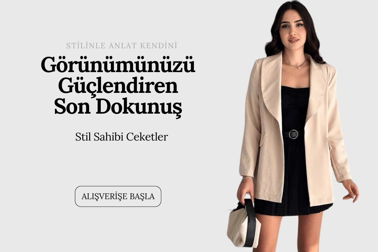 Bej rengi blazer ceket giyen kadın - Ceket Modelleri Kategorisi