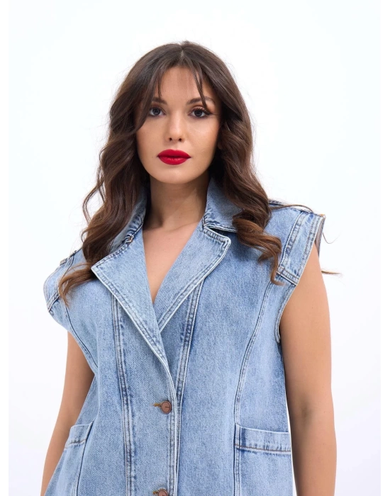5751 KOT YELEK-MAVİ