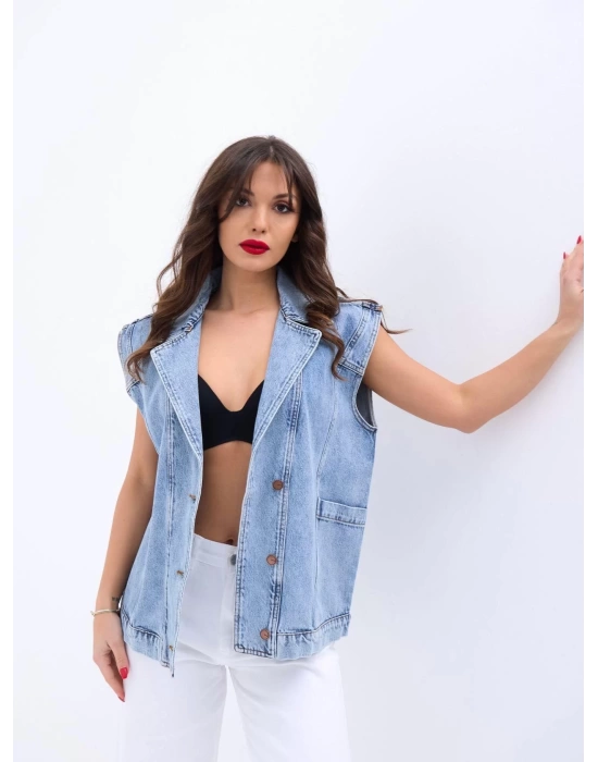 5751 KOT YELEK-MAVİ