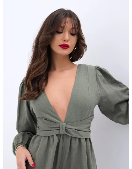 6528 TULUM ELBİSE-HAKİ
