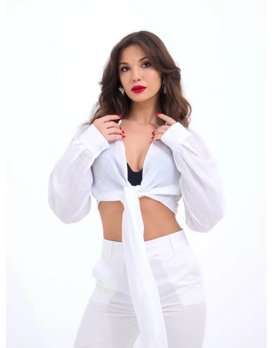 6759 CROP-BEYAZ