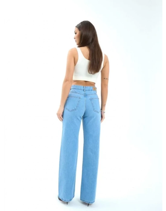 7044 KOT PANTOLON-MAVİ