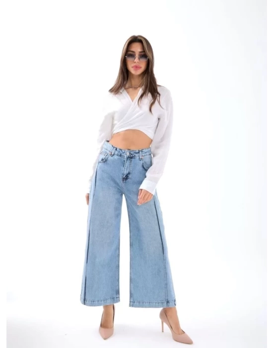 7356 KOT PANTOLON-MAVİ