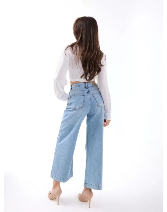 7356 KOT PANTOLON-MAVİ