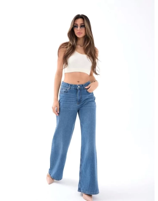 7418 KOT PANTOLON-MAVİ