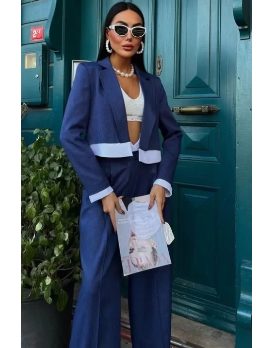 Audrey Crop Ceket Takım 10106