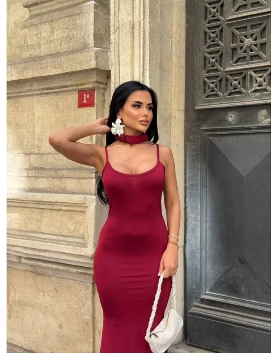 bysoca Kadın Günlük Elia İp Askılı Elbise - Siyah