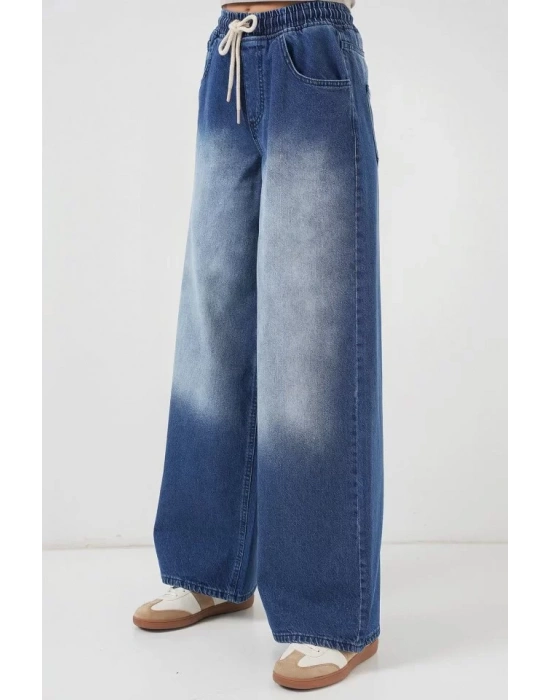 Bol Paça Kot Pantolon 6705 - Lacivert