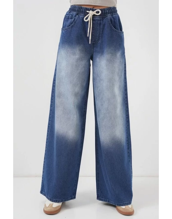 Bol Paça Kot Pantolon 6705 - Lacivert