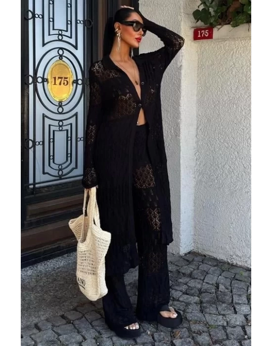 Bridget Ajurlu Uzun Hırka Takım 9881