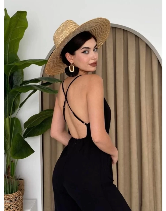 Darcy Sırt Dekolteli Tulum