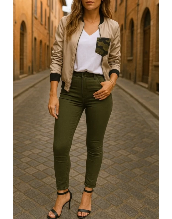 Gabardin Kumaş Yüksek Bel Pantolon 90 Cm 4XLbel40cm