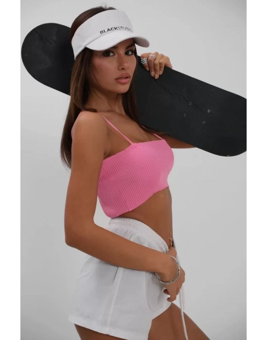 İnce Askılı Crop Top