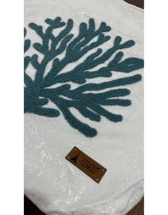 Kadın 3D Süzine Nakışlı Plaj Çantası Geniş Hacimli Yazlık Model
