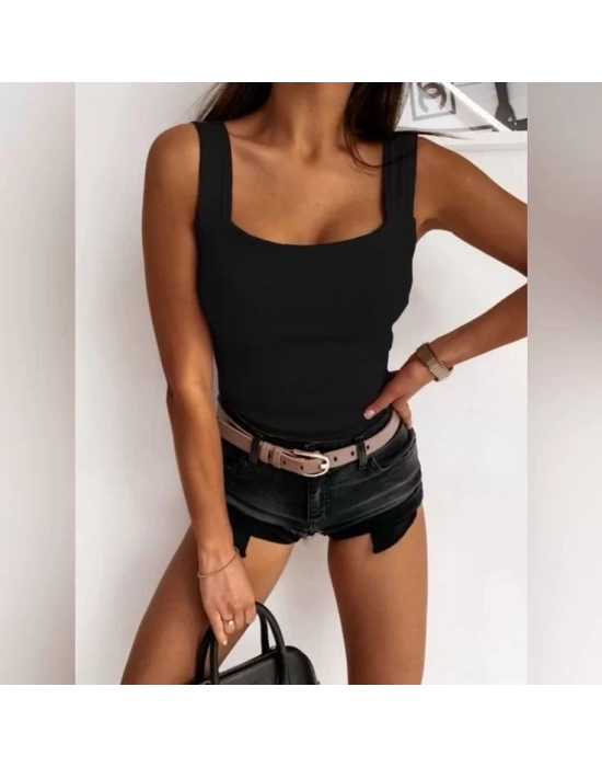 Kadın Askılı Kaşkorse Basic Bluz