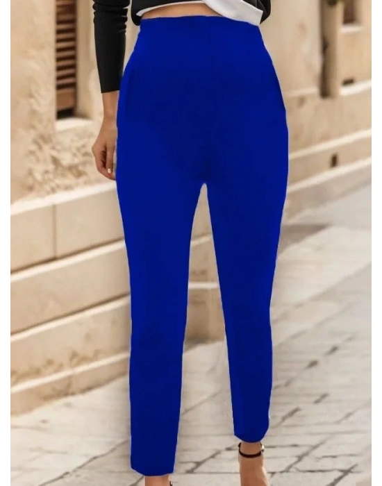 Kadın çima Detay Ithal Krep Pantolon