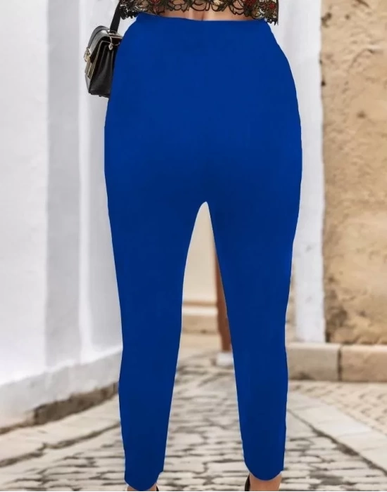 Kadın çima Detay Ithal Krep Pantolon