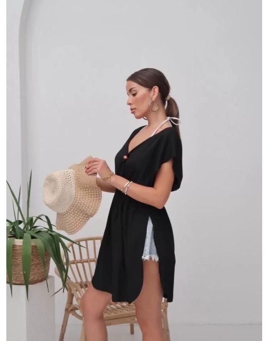 Kadın Ip Ve Bel Büzgü Detay Pareo