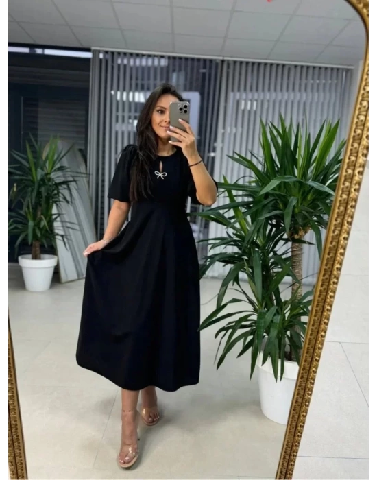 bysoca Kadın Günlük 5193 Kapüşonlu Peluş Crop Ceket - Bordo