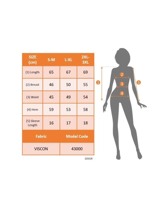 Kadın Kısa Kollu V şerit Etnik Desen Yakalı Viskon Bluz