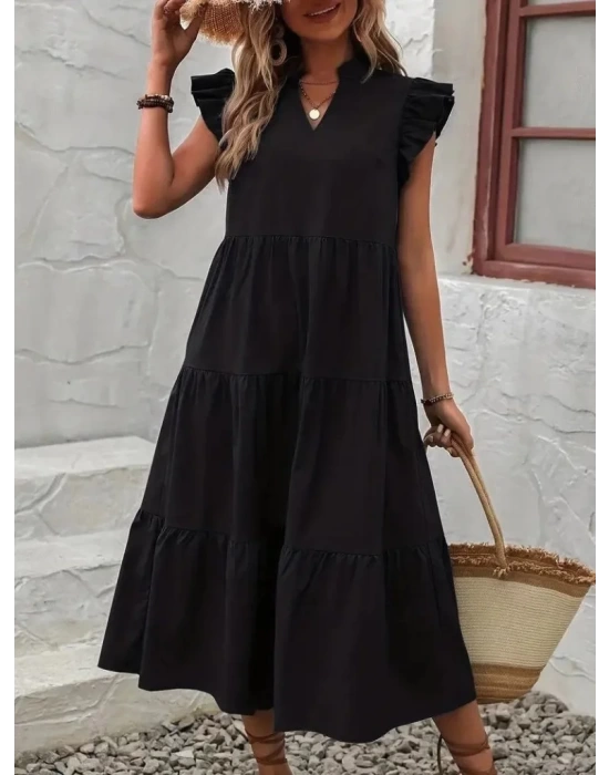 bysoca Kadın Günlük 122 İspanyol Paça Pantolon - Bej - Bej