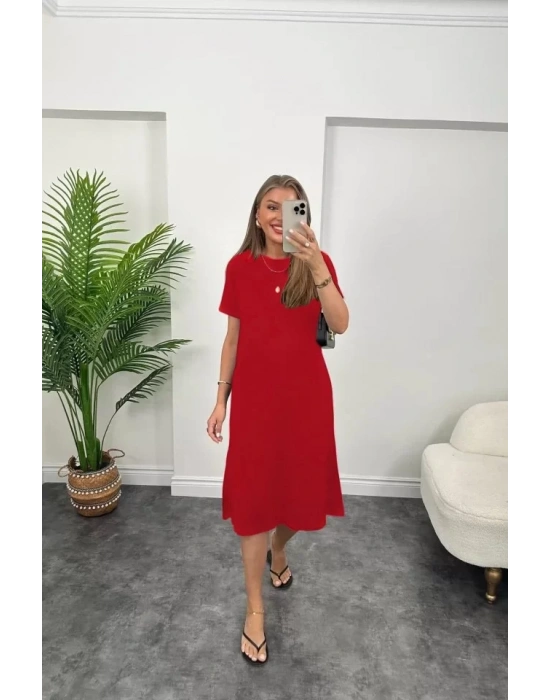 bysoca Kadın Günlük Premium Saten Gömlek 3438 - Rose