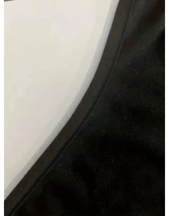 Kadın Kuş Gözü Ve Dekolte Detay Boyundan Bağlamalı Viskon Bluz
