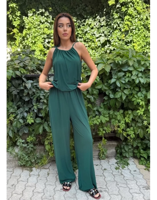 Kadın Omuz Askılı Döküm Detay Salaş Sandy Bluz