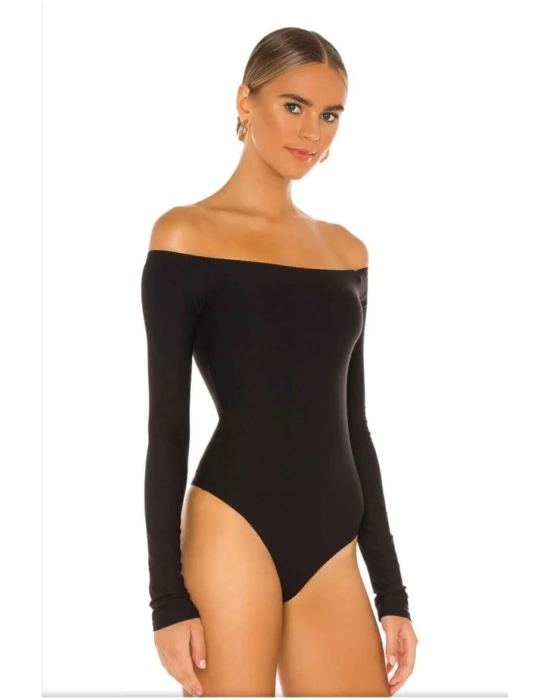 Kadın Straplez Madonna Kesim Bodysuit