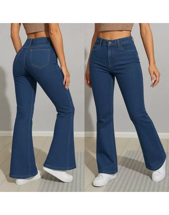 Kadın Yüksek Bel Bol Paça Pantolon