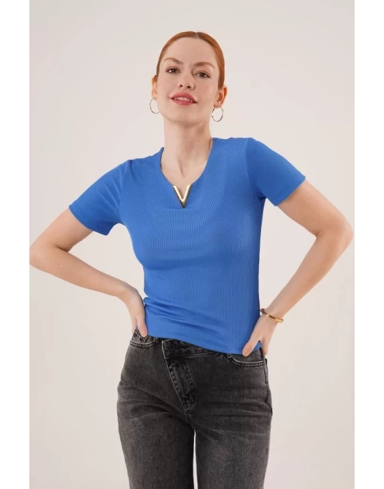 bysoca Kadın Günlük Uzun Kollu Kapşonlu Bağcıklı Viskon Iki Iplik Sweat - Pembe