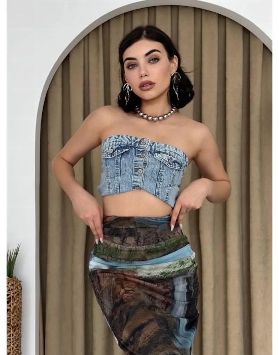 Lara Transparan Midi Etek