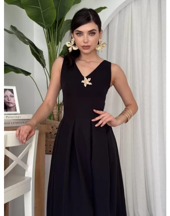 Late Yıldız Detaylı Elbise