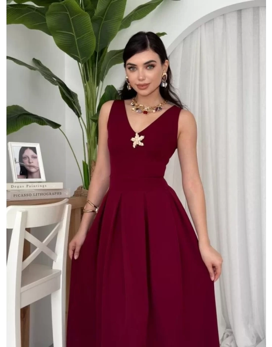 Late Yıldız Detaylı Elbise