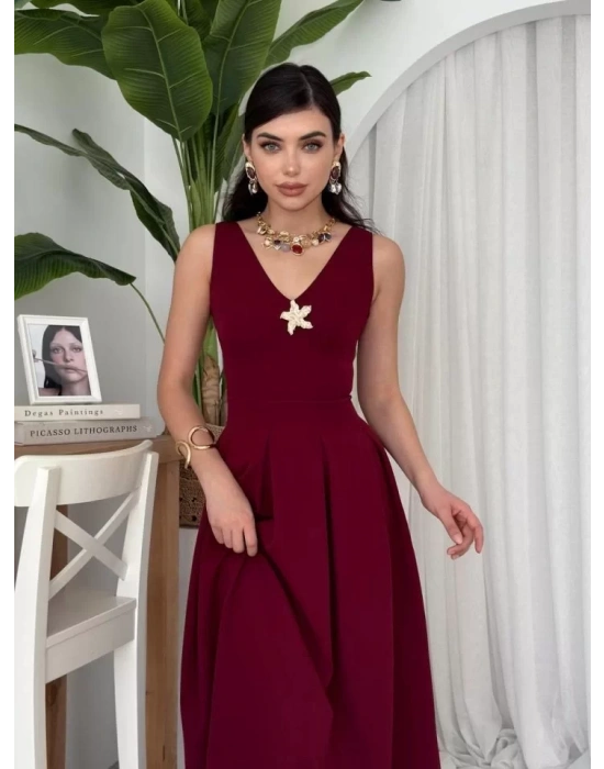Late Yıldız Detaylı Elbise