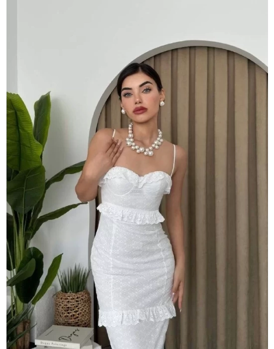 Lere Ip Askılı Elbise