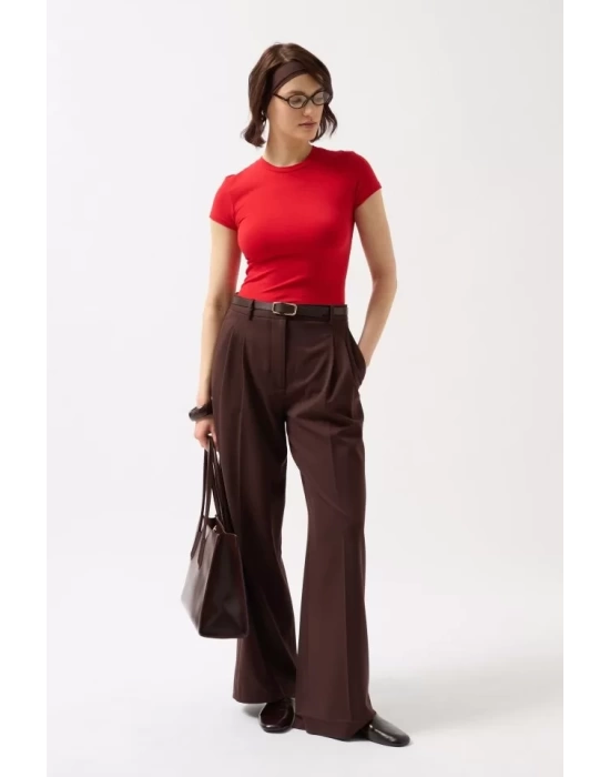 Likralı Basic T-Shirt