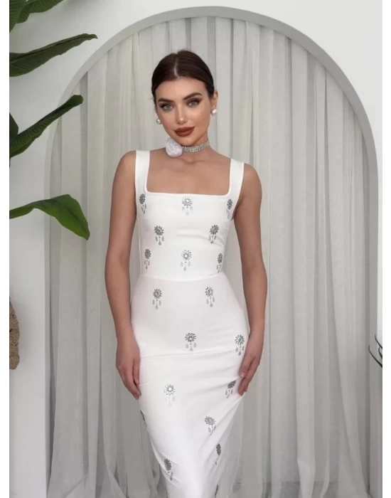bysoca Kadın Günlük 2153 Tek Cepli Oversize Keten Gömlek - Lacivert - Laci̇vert