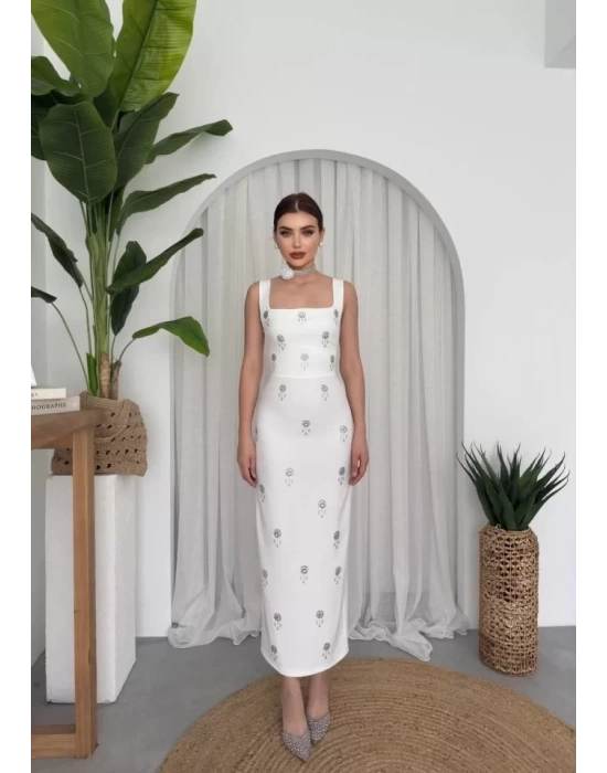 bysoca Kadın Günlük 2153 Tek Cepli Oversize Keten Gömlek - Lacivert - Laci̇vert