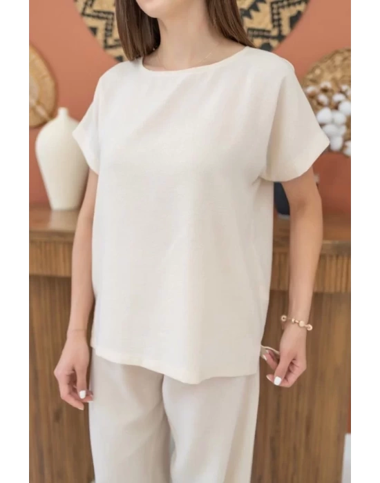 Oranj T-Shirt Ve Pantolon Takım