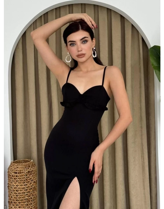 Papalia Sırt Detaylı Elbise
